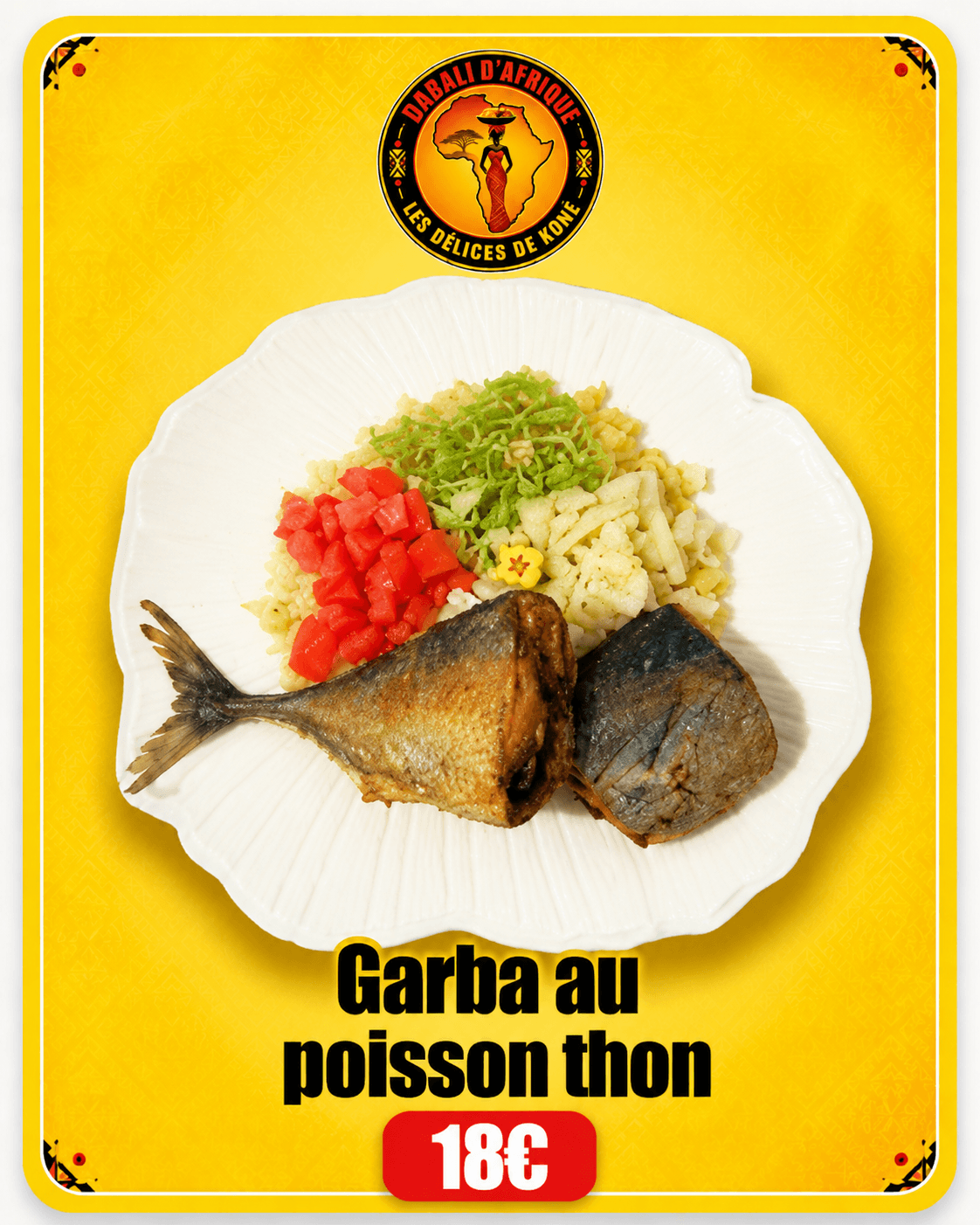 Garba au poisson thon