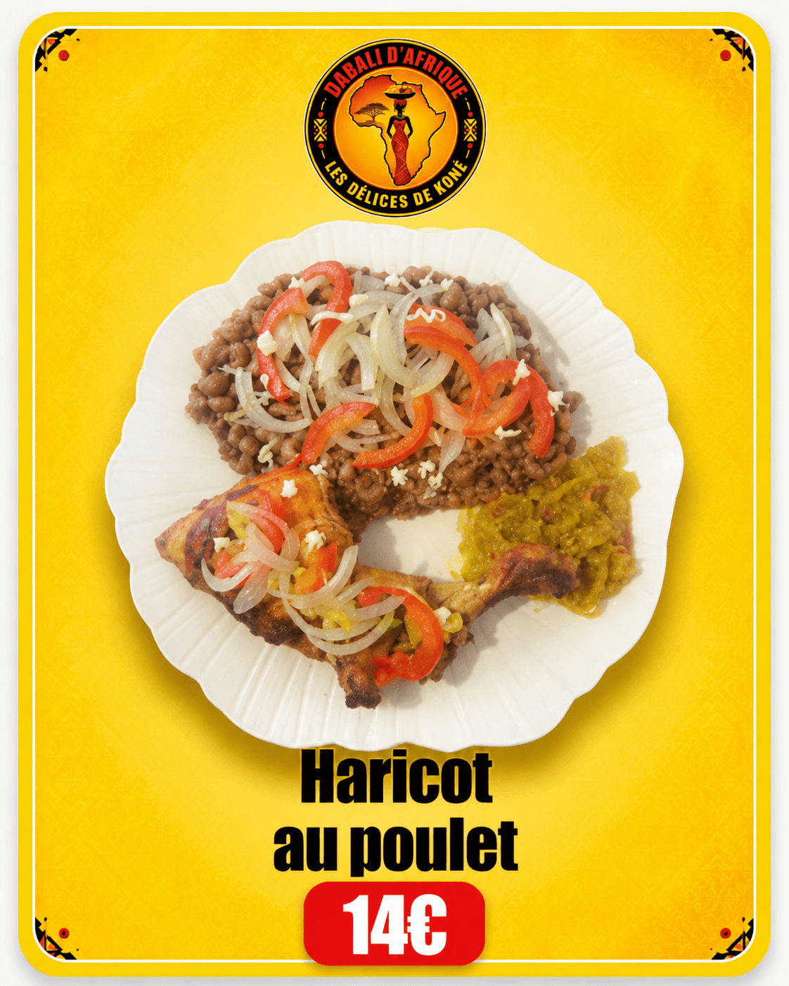 Haricot au poulet